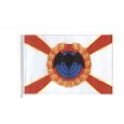 Флаг Военной разведки РФ (летучая мышь, белый фон) (90х135 см)